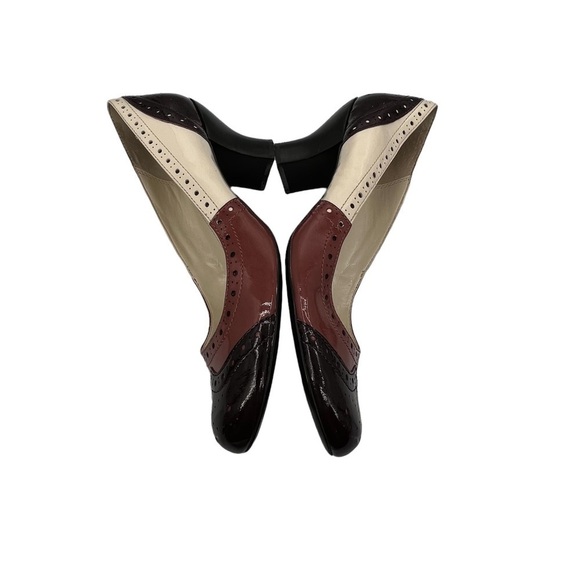 Franco Sarto Brandy Patent Purple Round Toe Block Heel Pumps Size 8 Women’s - Picture 7 of 10